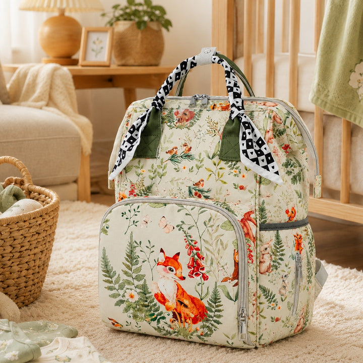 Portable Illustrated Backpack Stornfield