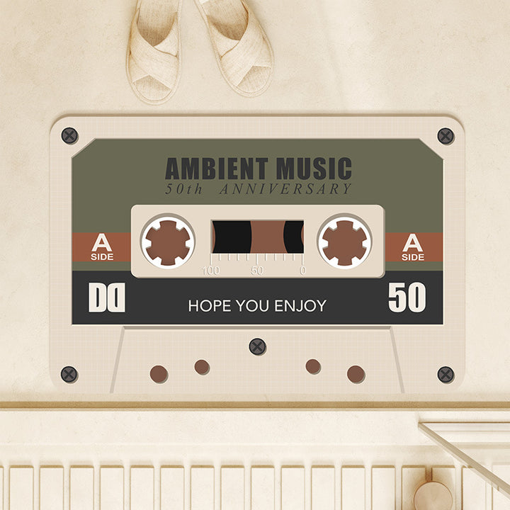 Retro Cassette Tape Bath Mat Stornfield