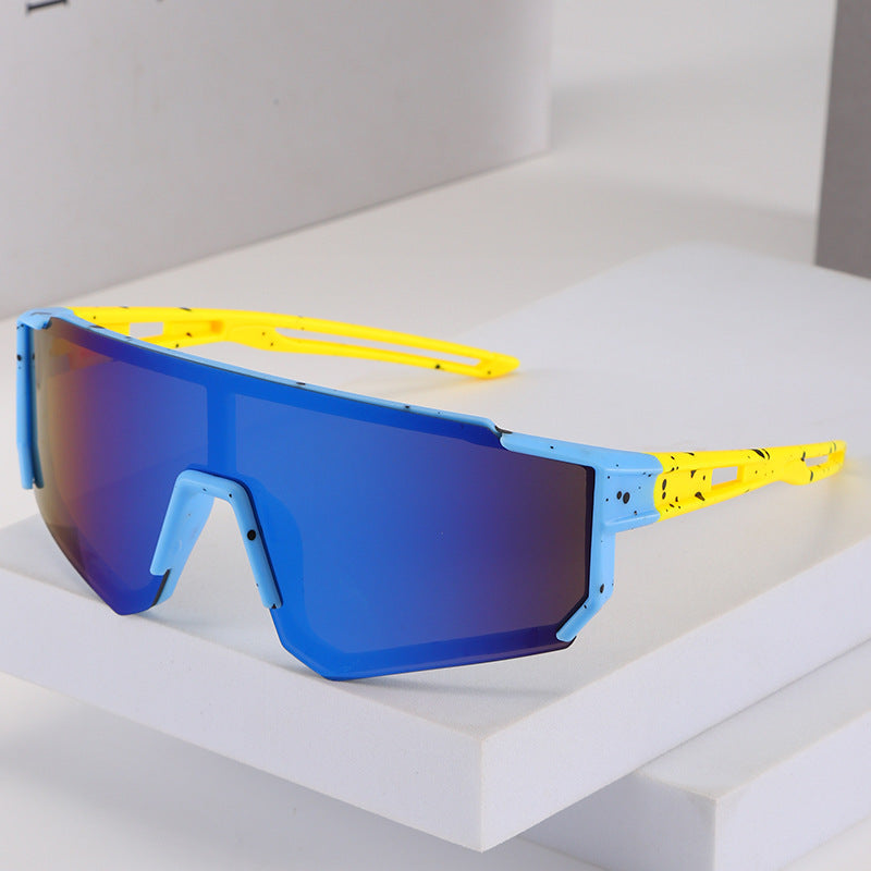 Men's Futuristic Oversized Shield Sunglasses Stornfield