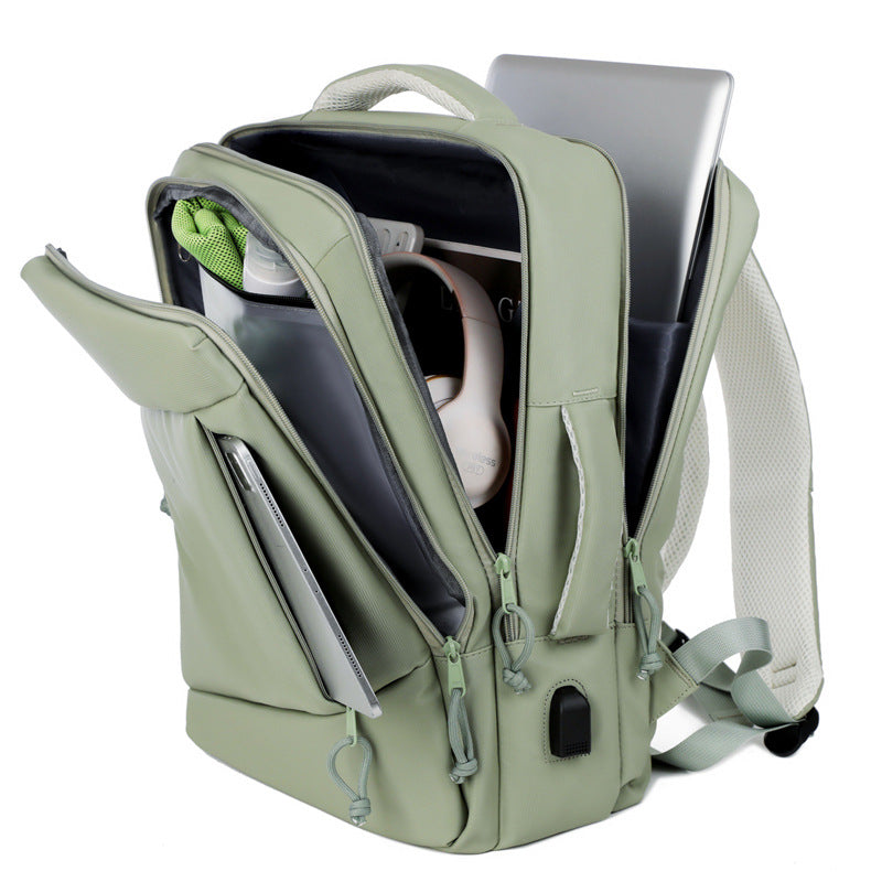 Functional travel backpack with separate laptop compartment and ergonomic design Stornfield