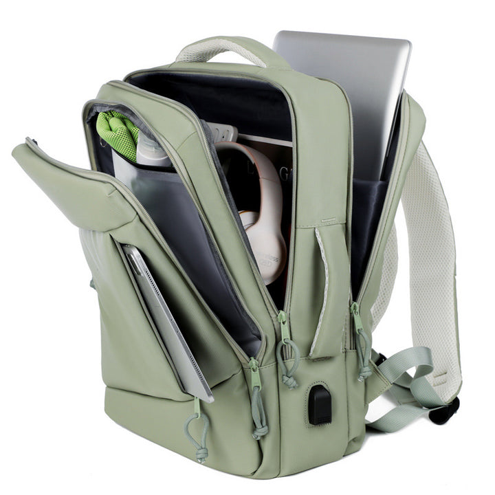Functional travel backpack with separate laptop compartment and ergonomic design Stornfield