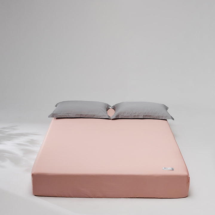 Cooling Breathable Fitted Sheet and Pillowcase Set with Deep Pocket Microfiber