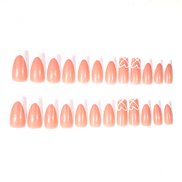 Fashionable French Tip Nail Extensions Stornfield