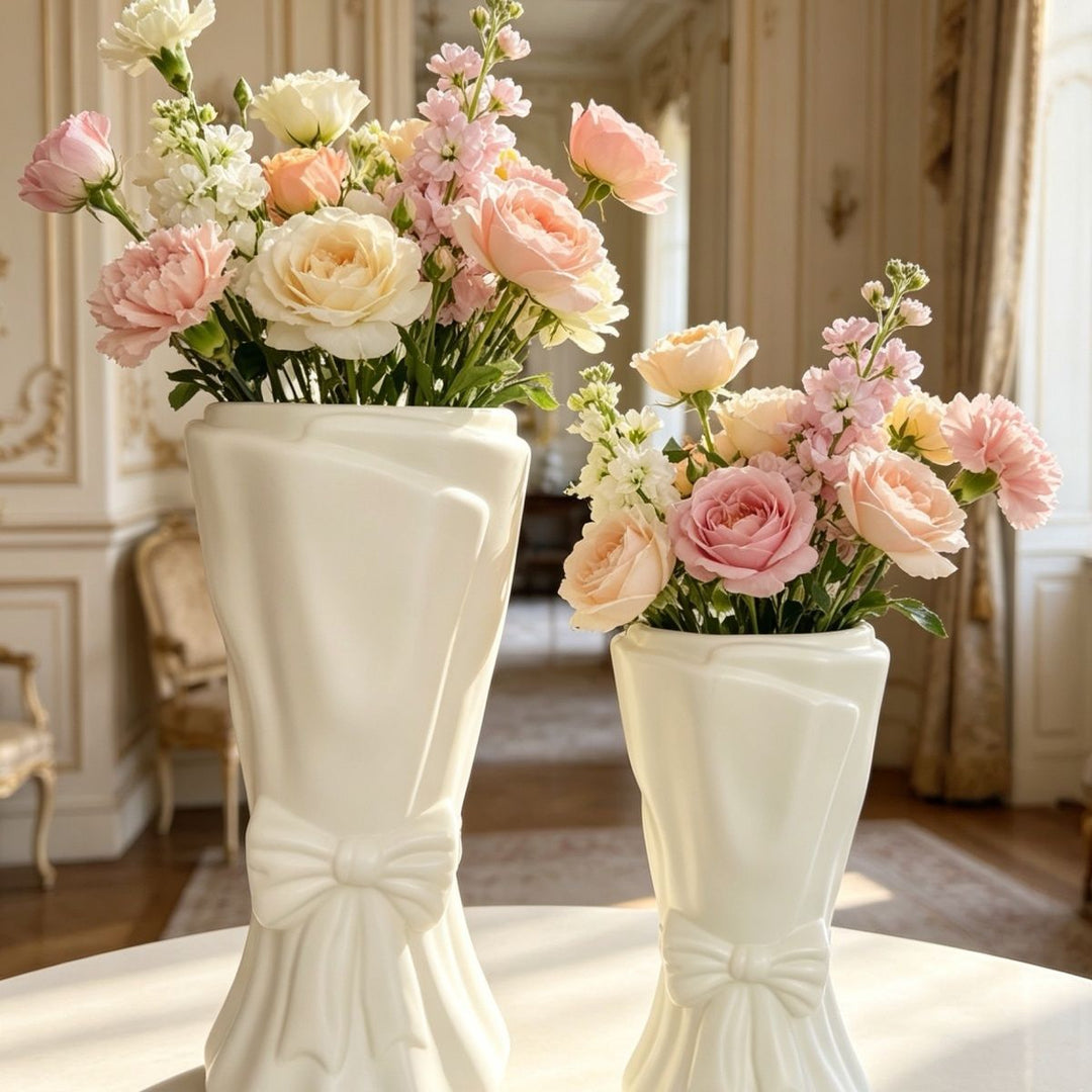 Decorative Elegant Bow-Shaped Flower Vase Stornfeild