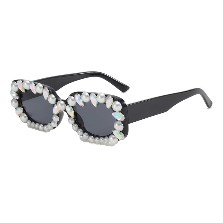Ladies elegant sunglasses with pearl decoration Stornfield