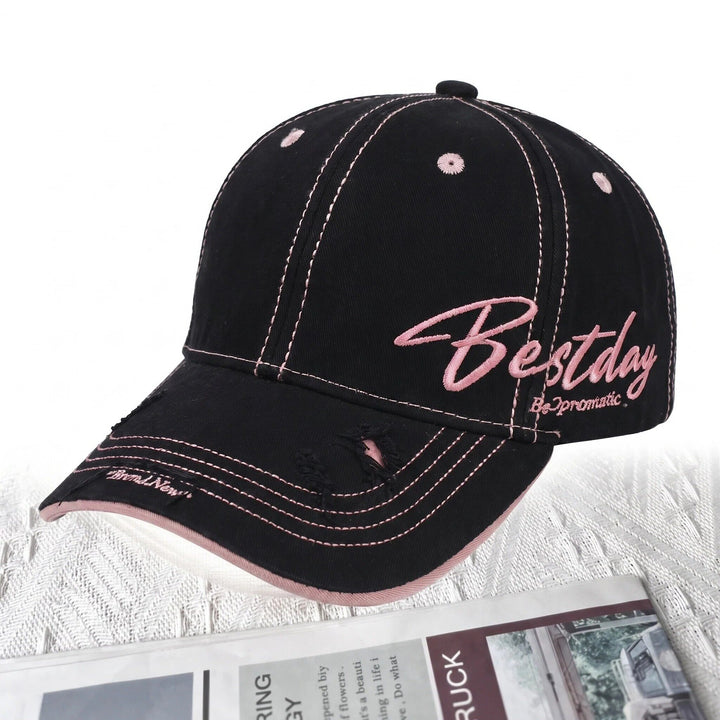 Men's Distressed Casual Cotton Baseball Cap Stornfield