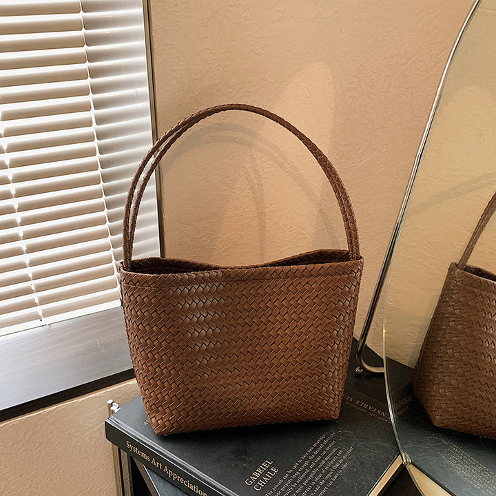 Woven Texture Tote Bag