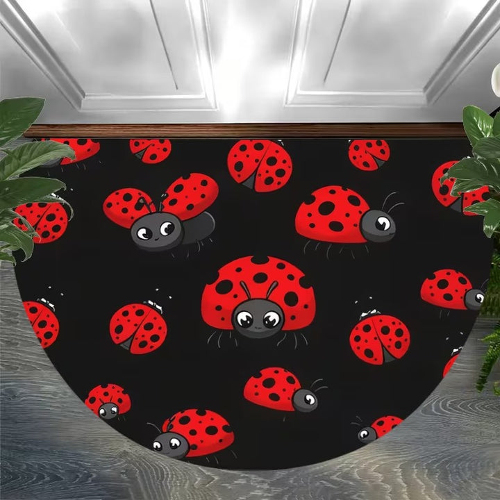 Decorative Ladybug Welcome Mat