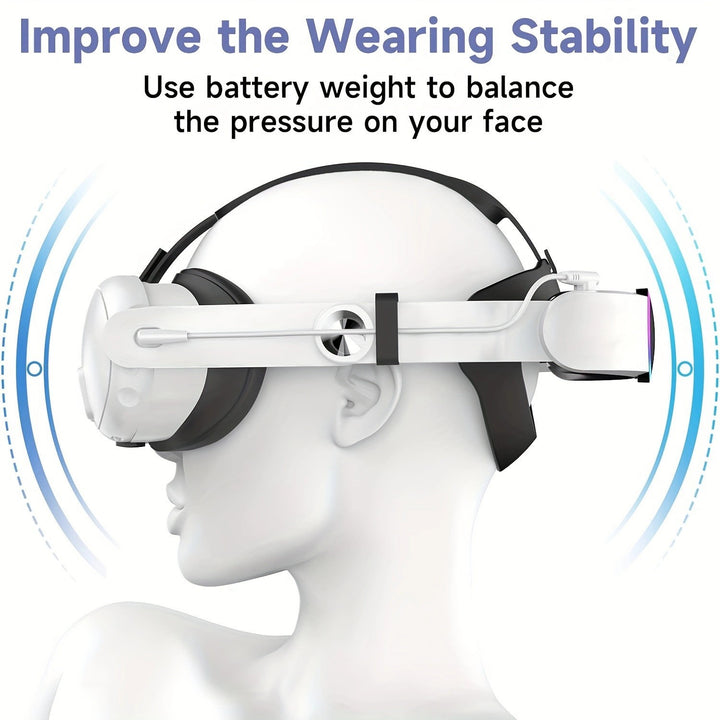 Ergonomic VR headset with high-performance battery Stornfield