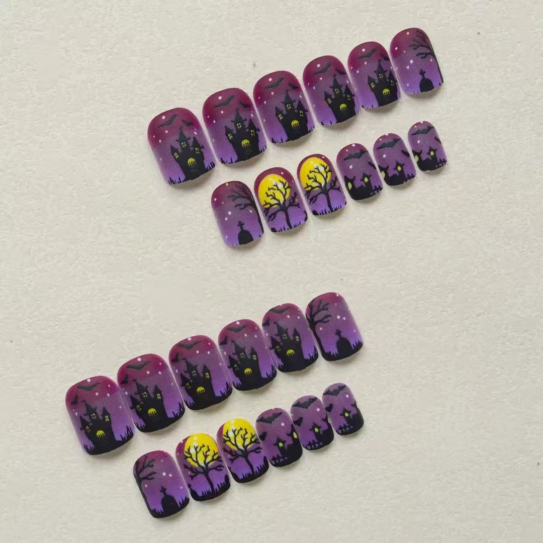 Halloween Nail Art Set with Spooky 3D Designs Stornfield