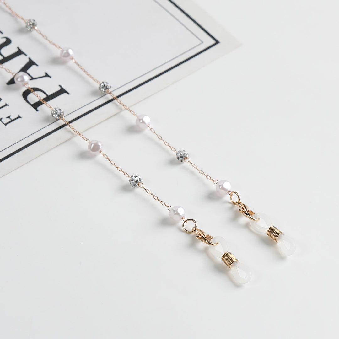 Pearl and Crystal Decor Eyewear Chain Stornfield