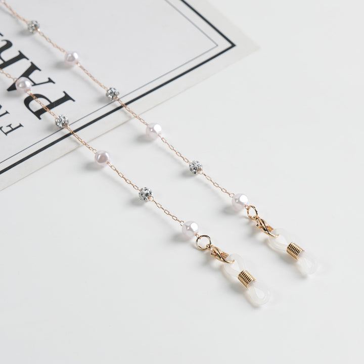 Pearl and Crystal Decor Eyewear Chain Stornfield