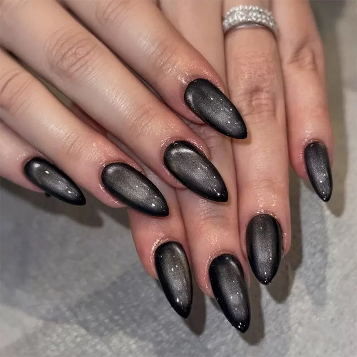 Elegant Floral Bow Press-On Nail Tips Stornfield