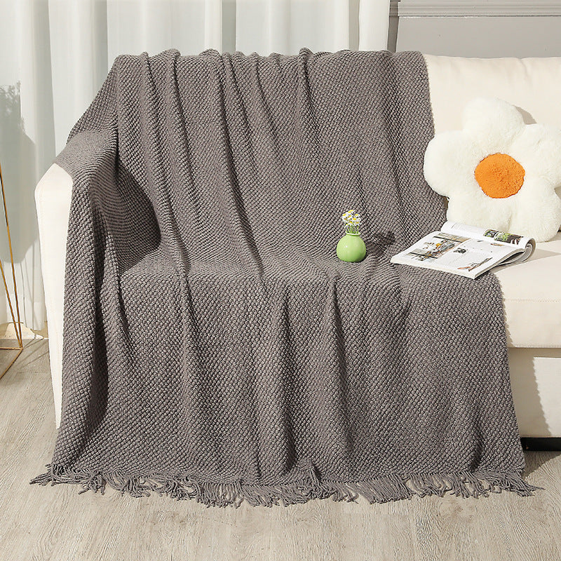 Cozy Knitted Blanket