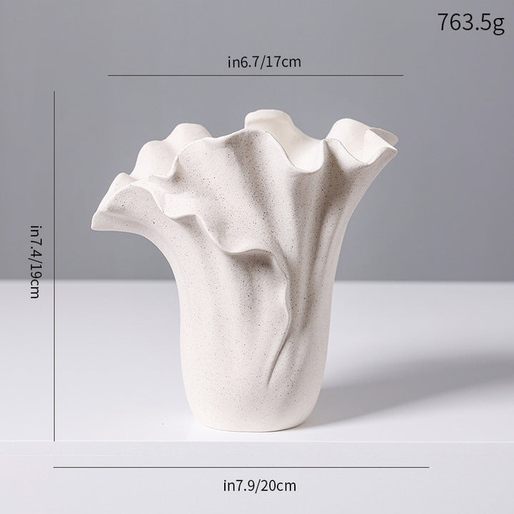 Artistic Textured Ceramic Vase