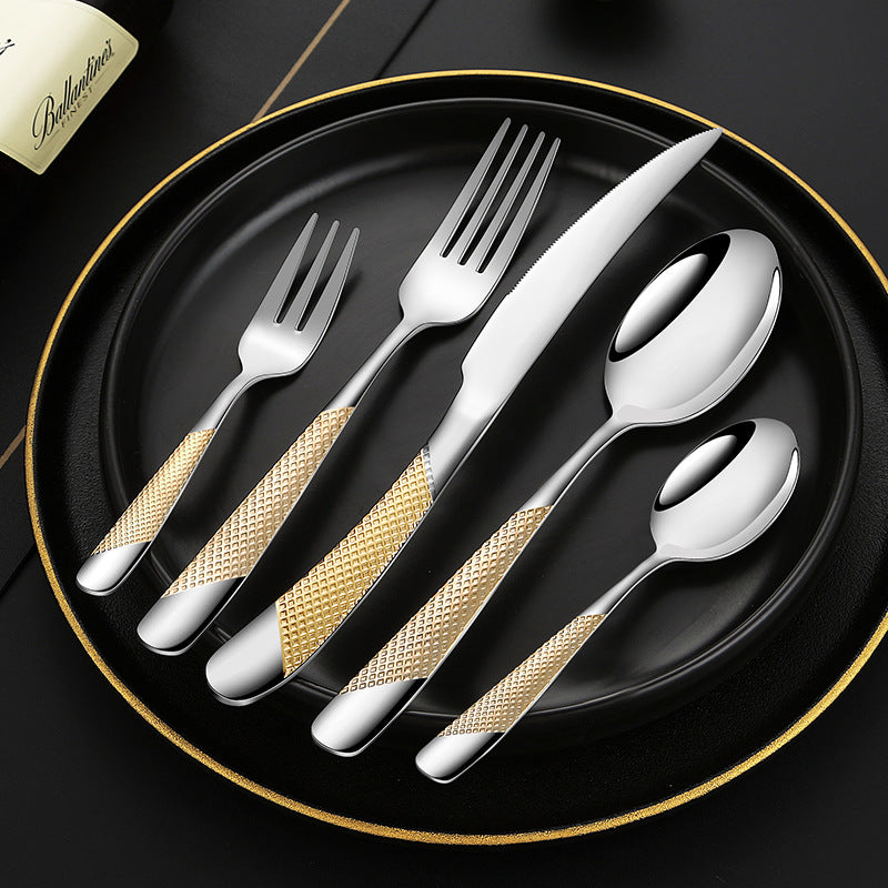 Fine and elegant table knife with non-slip handle Stornfield