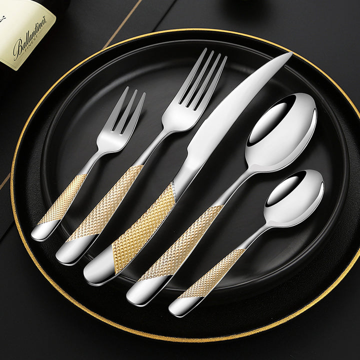 Fine and elegant table knife with non-slip handle Stornfield
