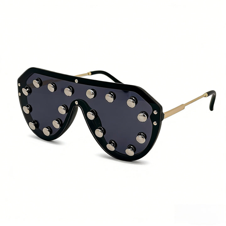 Ladies trendy sunglasses with striking metal elements Stornfield