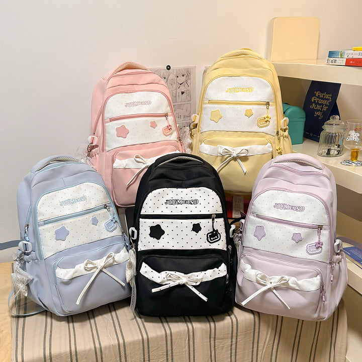 Charming Decorative Star-Embellished Backpack Stornfield