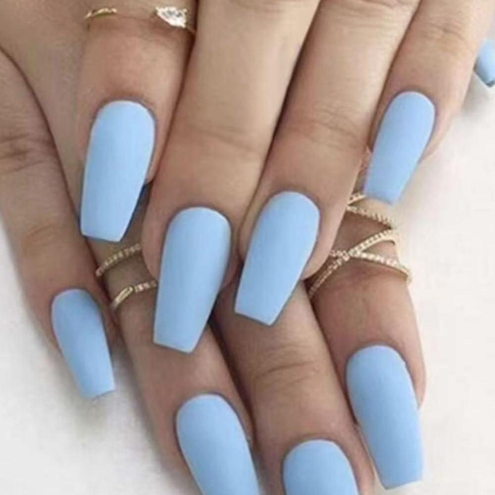 Matte Finish Press-On Nail Set Stornfield