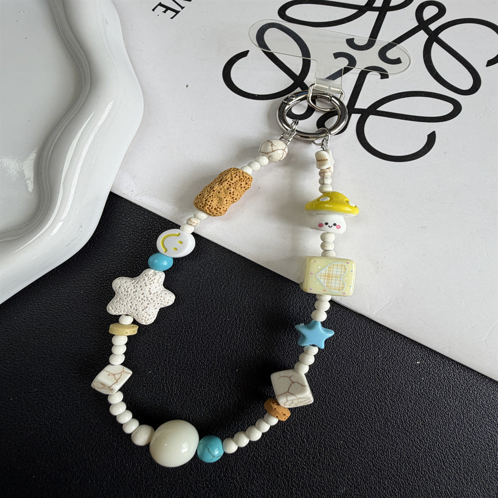 Decorative Beaded Charm Keychain Stornfield 1790135563