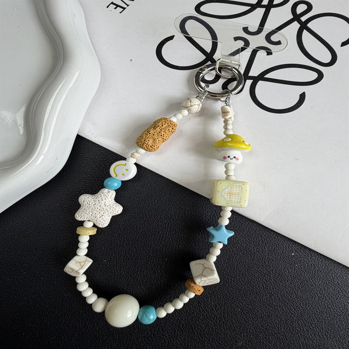 Decorative Beaded Charm Keychain Stornfield 1790135563