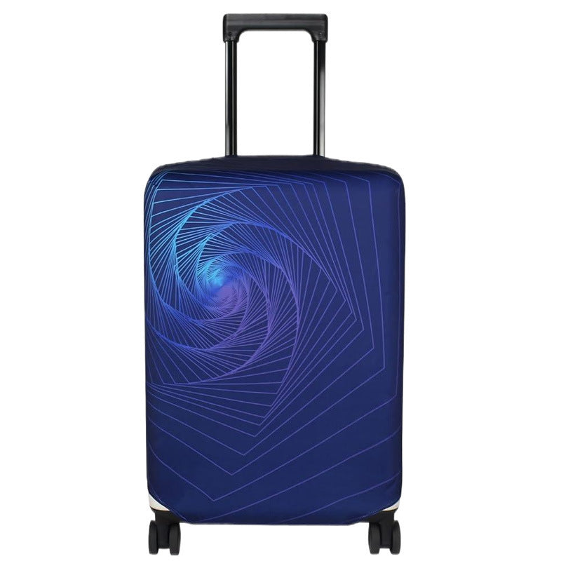 Women Hard Shell Suitcase with Trendy Surf and Palm Design Stornfield