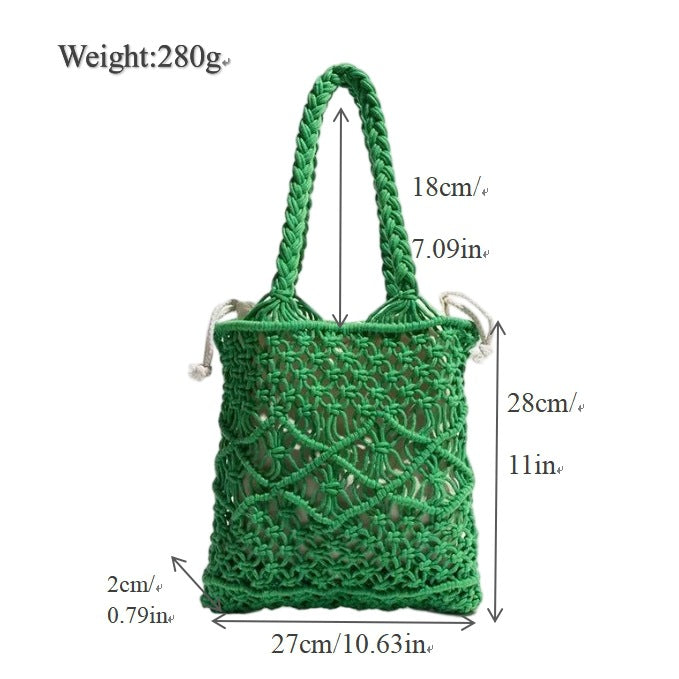 Handmade Macrame Tote Bag Stornfield