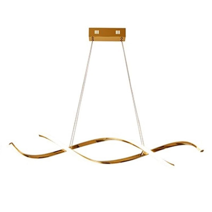 Wave-Inspired LED Pendant Light