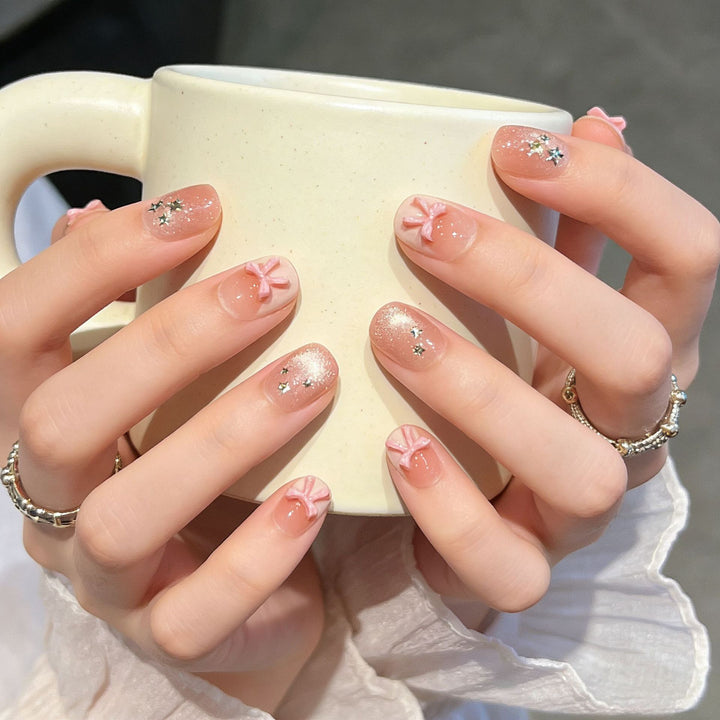 Premium Rhinestone-Embellished Nail Art Extensions Stornfield