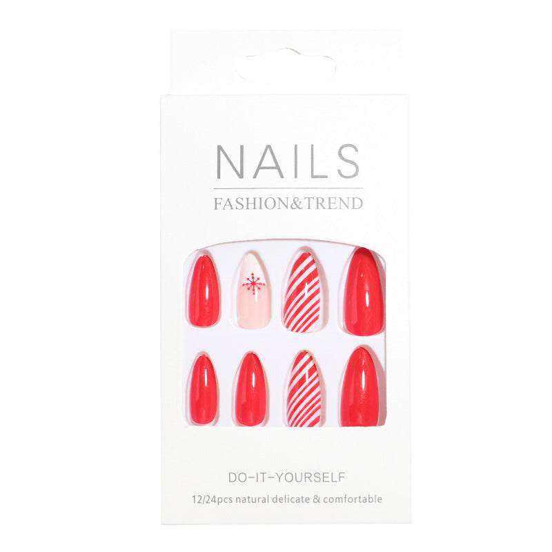 Decorative Press-On Nail Design Set Stornfield