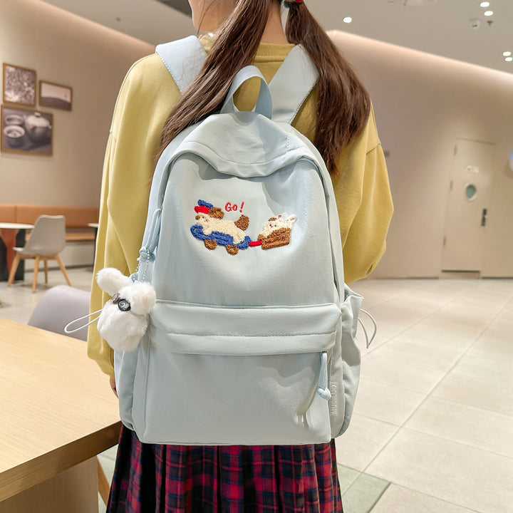 Playful Embroidered Backpack Stornfield