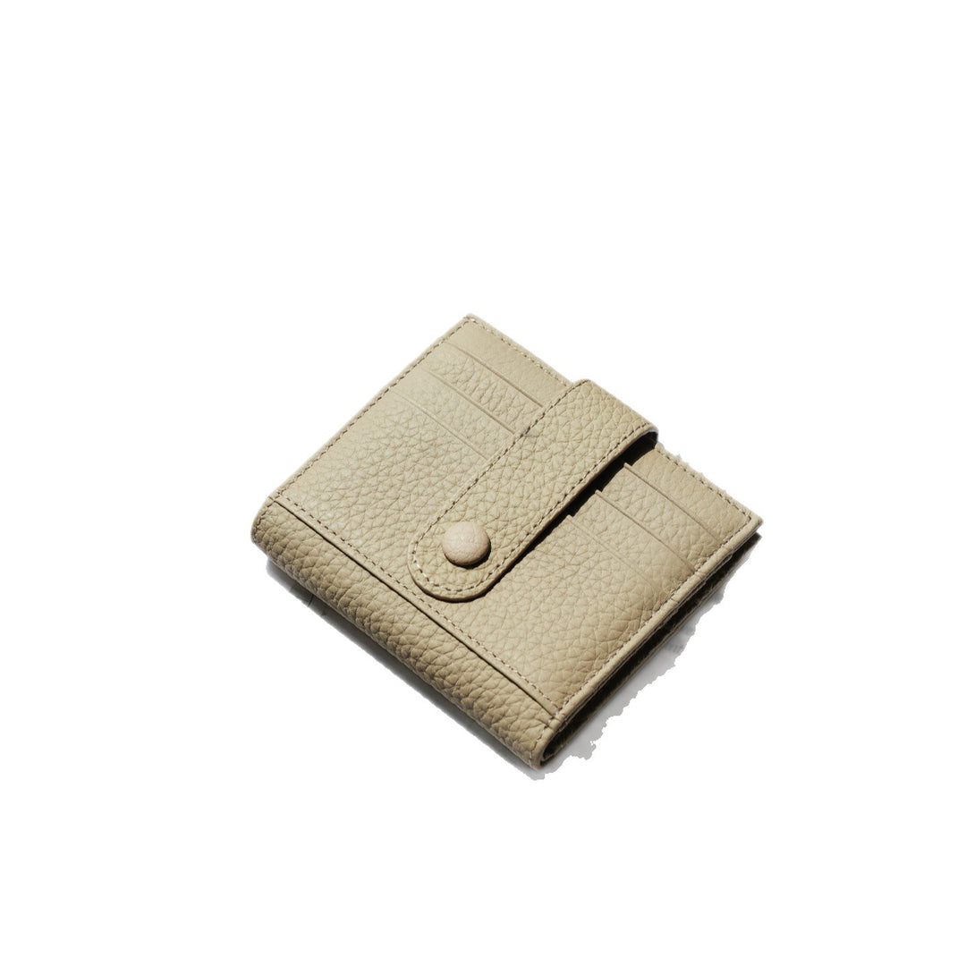 Textured Leather Cardholder Wallet