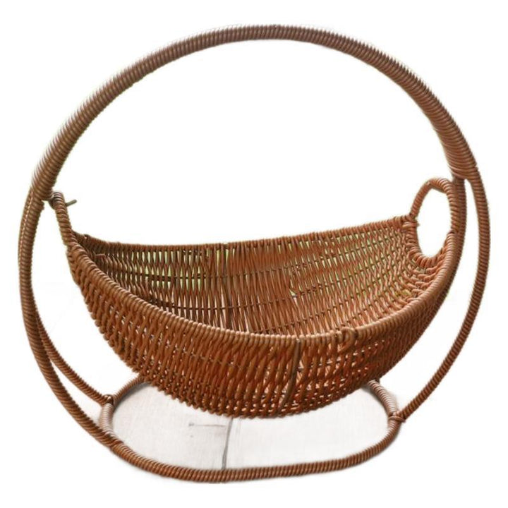 Ladies stylish decorative storage basket on metal frame Stornfield