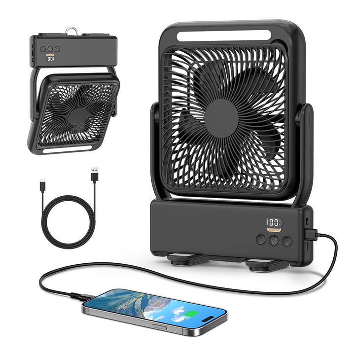 Unisex Compact Oscillating Rechargeable Fan Stornfield