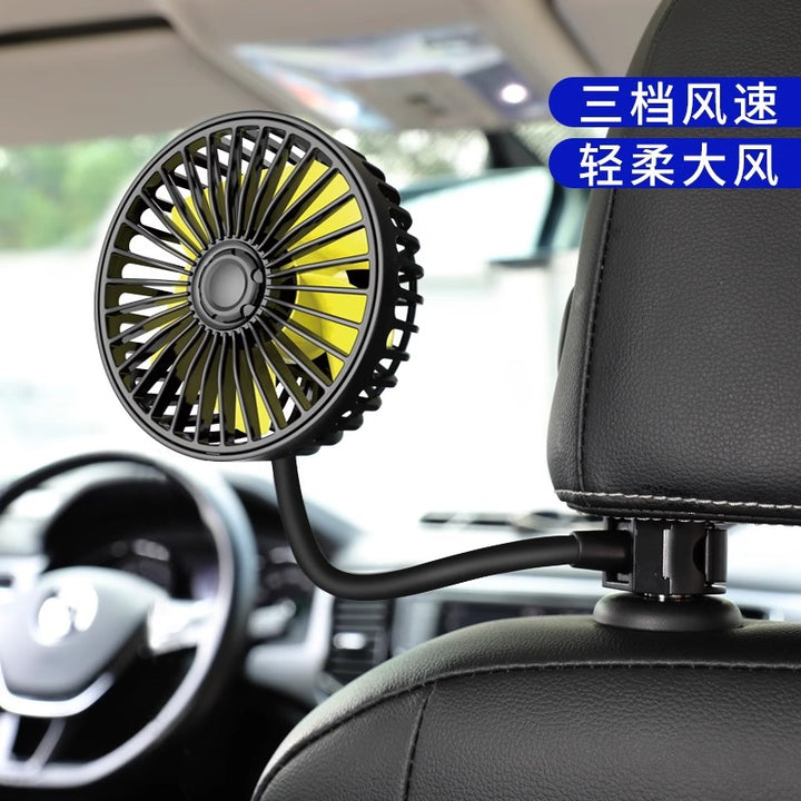 Flexible car fan with adjustable holder Stornfield
