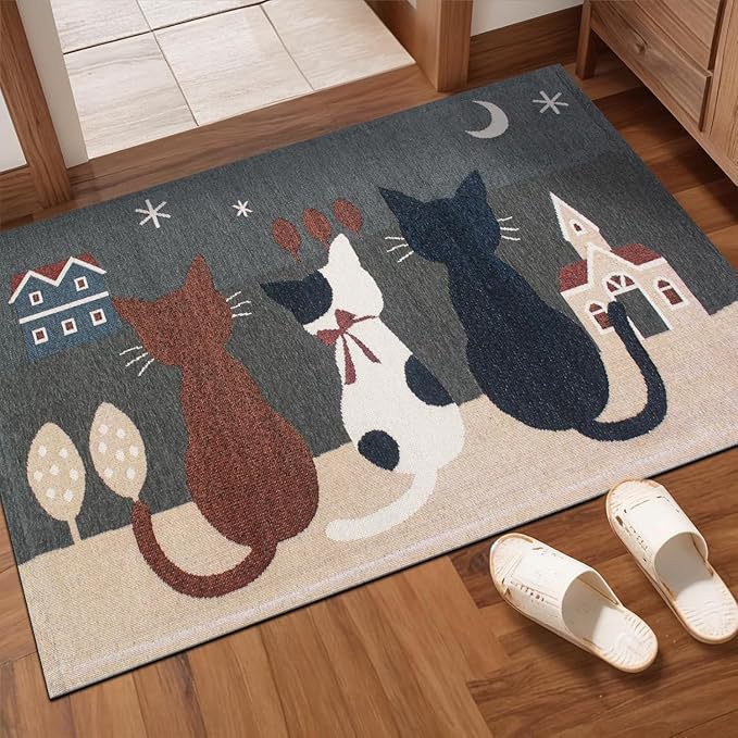 Cat-Themed Outdoor Doormat