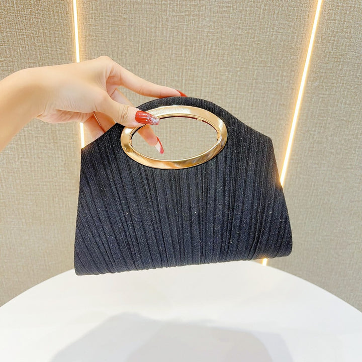 Pleated Evening Handbag