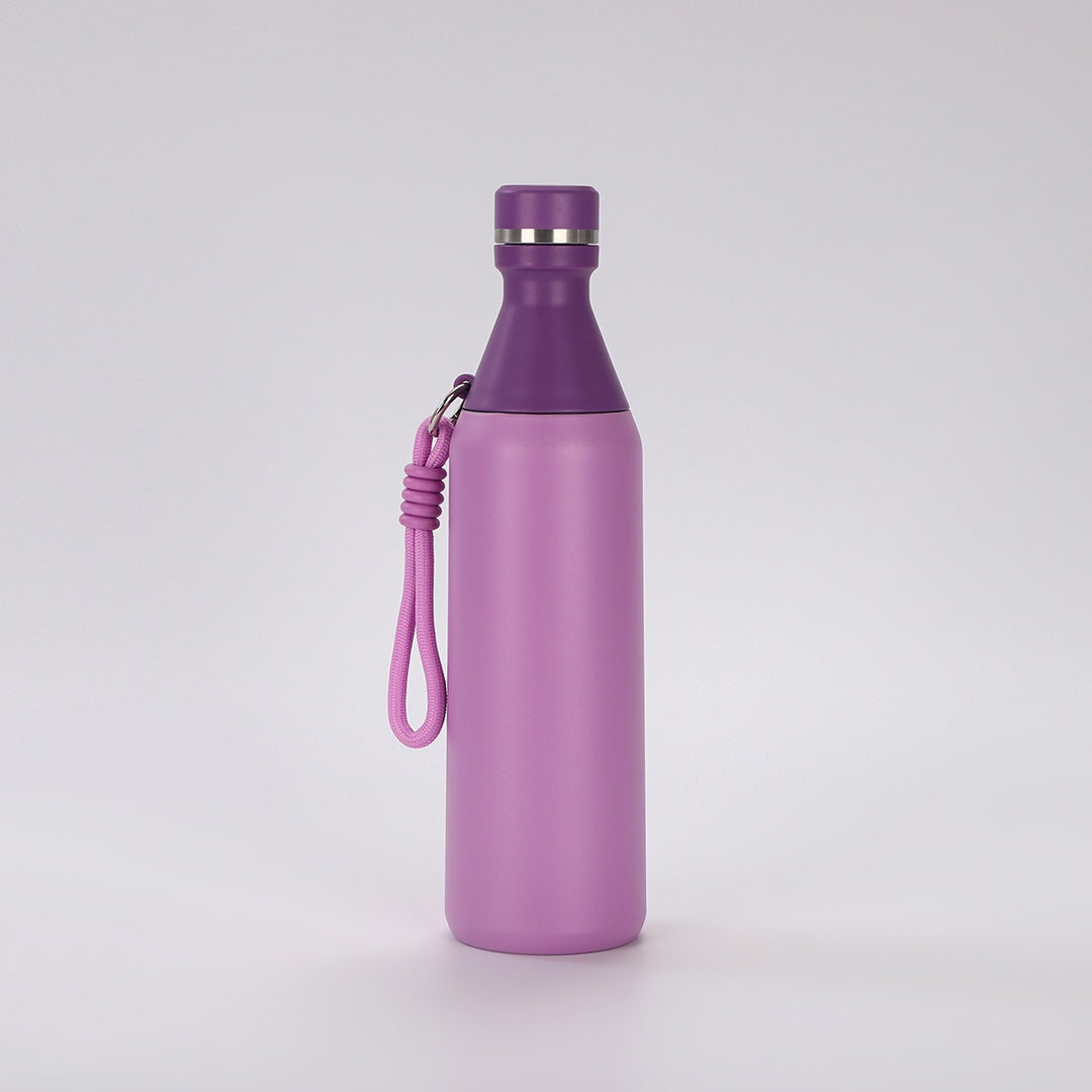 Ladies insulated drinking bottle with practical carrying strap Stornfield
