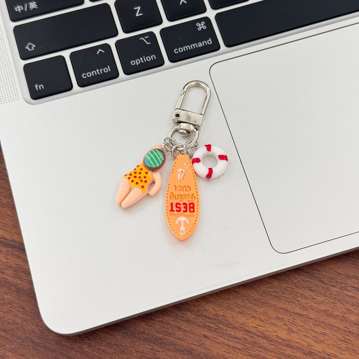 Keychain with Creative Swimming Motif Stornfield