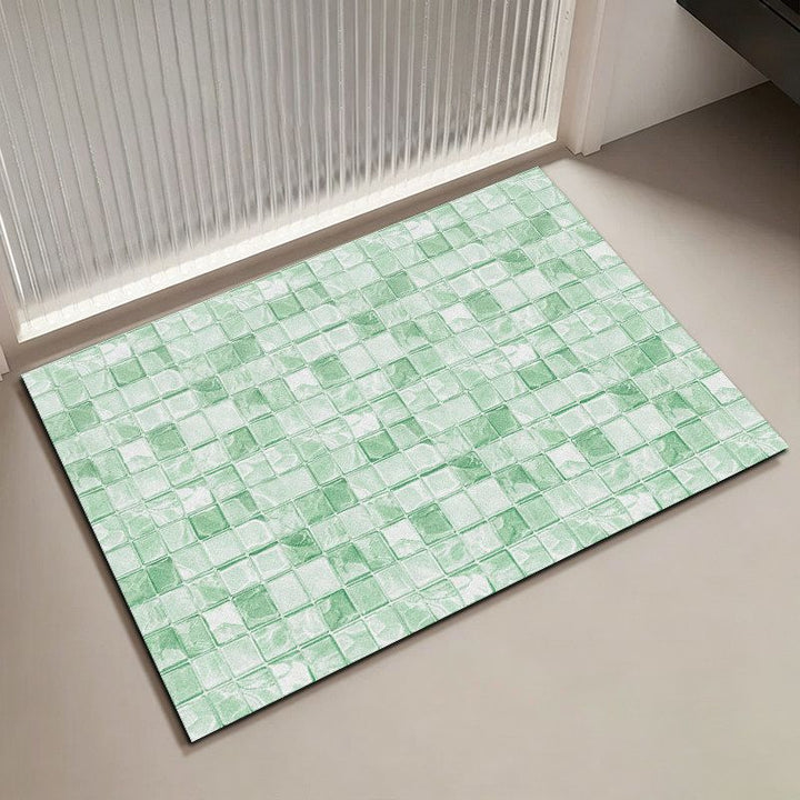Mosaic Pattern Bath Mat Stornfield