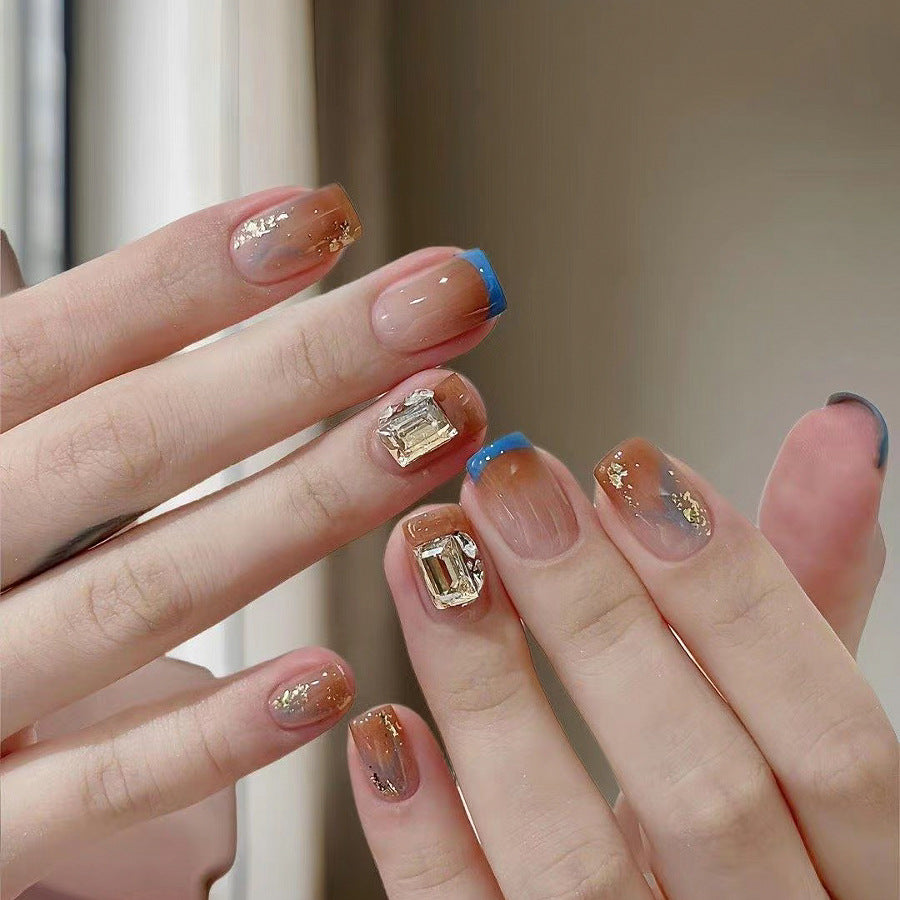 Artificial Glitter Nails with Glossy Finish Stornfield