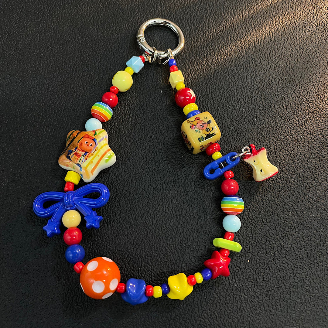 Playful Beaded Keychain Stornfield