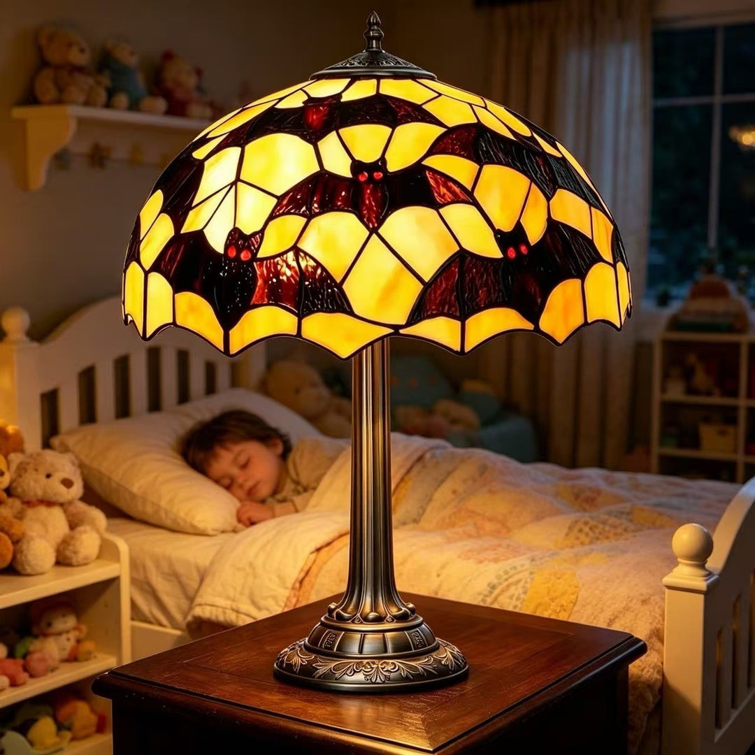 Decorative table lamp in bat design Stornfield