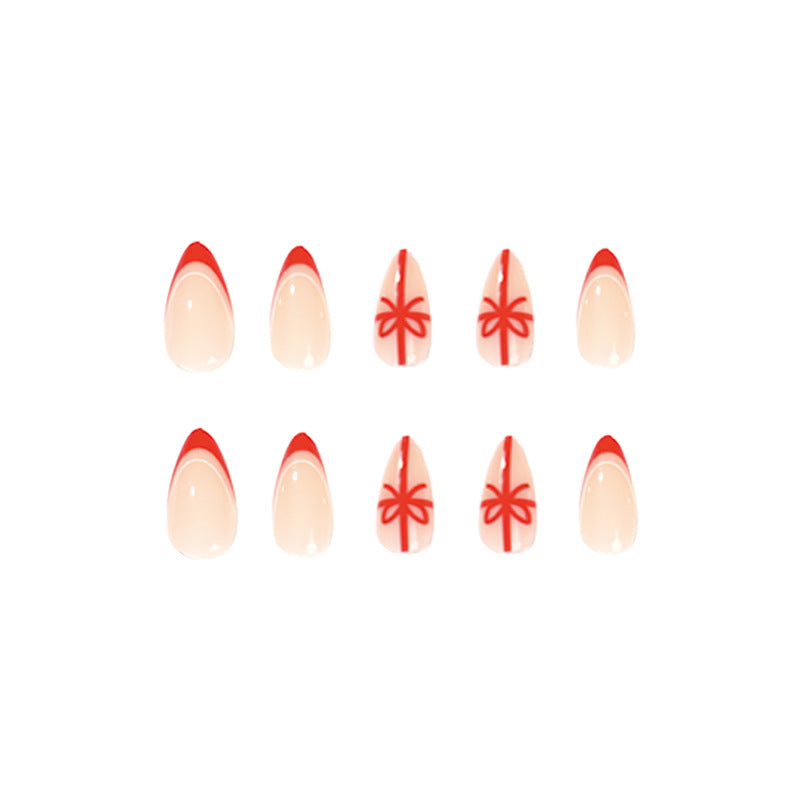 Elegant Nail Extensions with Christmas Design Stornfield