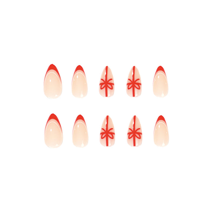 Elegant Nail Extensions with Christmas Design Stornfield