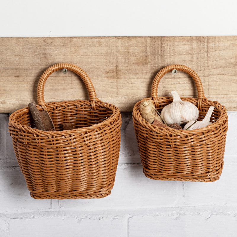 Handcrafted Wicker Utility Basket Stornfield