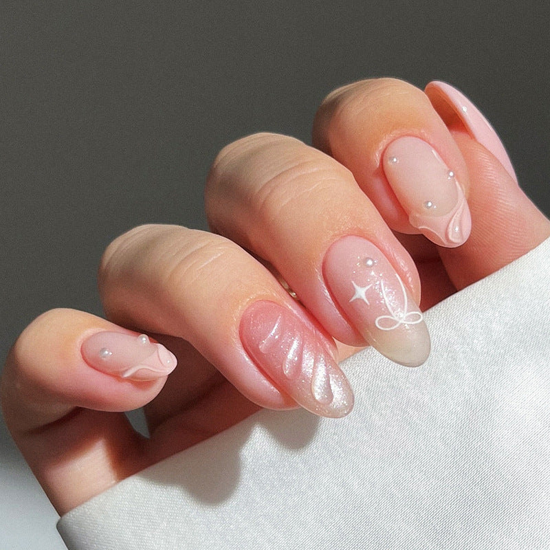 Elegant Artistic Press-On Nail Set Stornfield