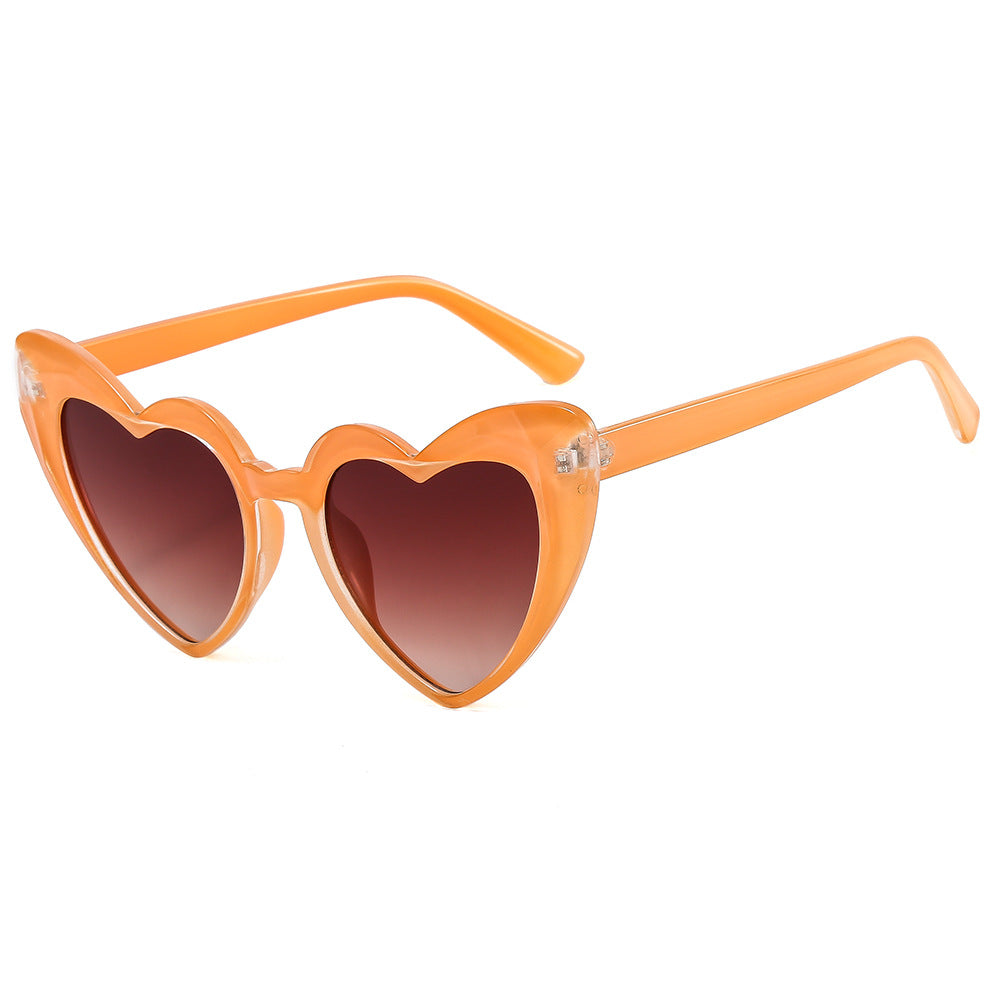 Women's fashionable heart sunglasses with UV protection Stornfield