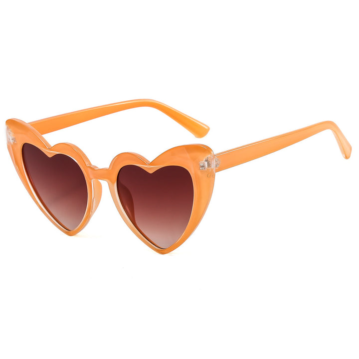Women's fashionable heart sunglasses with UV protection Stornfield
